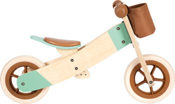 Houten loopfiets - driewieler - Maxi Karamel Bruin