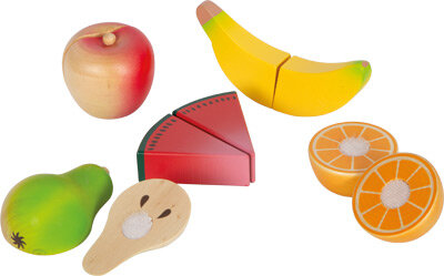 Houten Fruit- en groenteset -  snijdbaar met klittenband