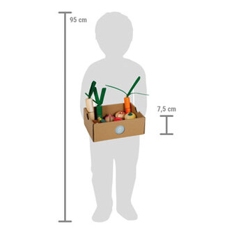 Houten Fruit- en groenteset -  snijdbaar met klittenband