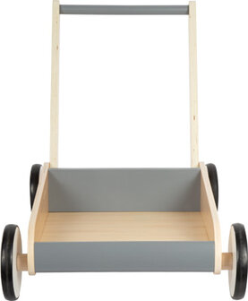 Baby Loopwagen Trolley - Grijs