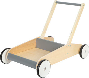 Baby Loopwagen Trolley - Grijs
