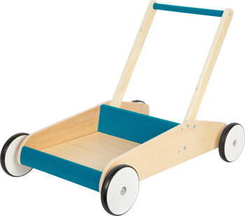 Baby Loopwagen Trolley - Blauw