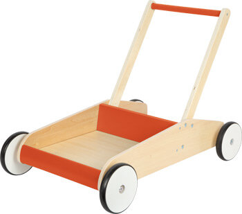 Baby Loopwagen Trolley - Rood