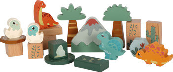 Houten bouwstenen &quot;Dino&quot;