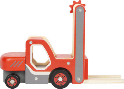 Houten Heftruck met pallet - Werkvoertuig