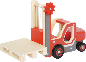 Houten Heftruck met pallet - Werkvoertuig