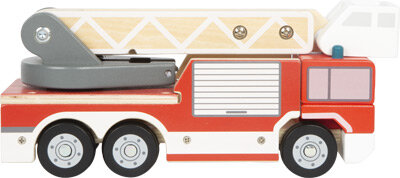 Houten Brandweerwagen met draaiende ladder
