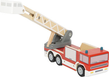 Houten Brandweerwagen met draaiende ladder