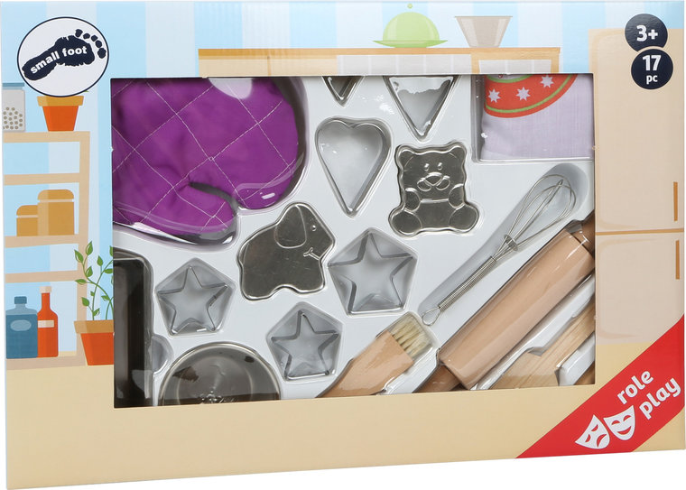 Bak set voor kids - Met koekjessnijders, bakblikken en de uitgebreide accessoires