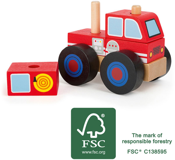 Bouwvoertuig -  Brandweerwagen - FSC