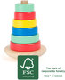 Stapel toren speelgoed - "Move it!" - Multi kleuren - FSC