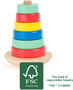 Stapel toren speelgoed - "Move it!" - Multi kleuren - FSC Stapel toren speelgoed - "Move it!" - Multi kleuren - FSC