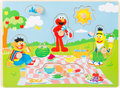 Puzzel SESAMSTRAAT - Picnic met Elmo - FSC Puzzel SESAMSTRAAT - Picnic met Elmo - FSC