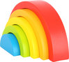 Houten bouwblokken - regenboog Houten bouwblokken - regenboog