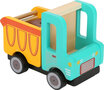 Houten vuilniswagen truck