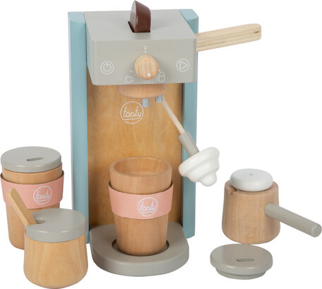 Houten koffiemachine set ''Tasty''