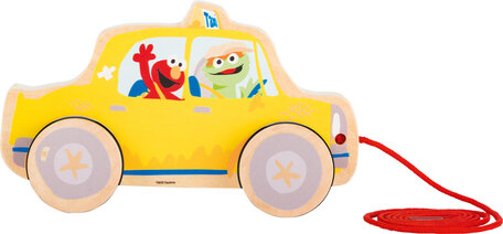 Trekfiguur SESAMSTRAAT - Taxi - Geel - FSC