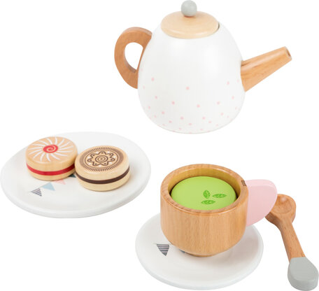 Houten theeset voor kinderen - 17 stuks
