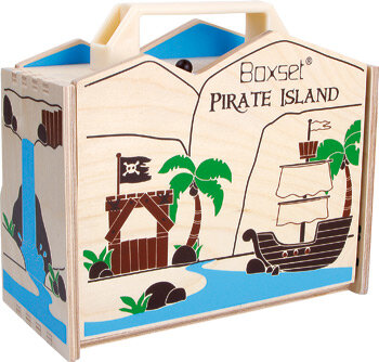 Piraten eiland in een box