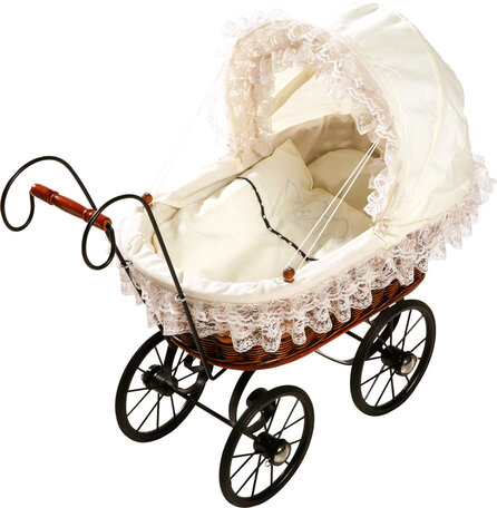 Houten Poppenwagen 