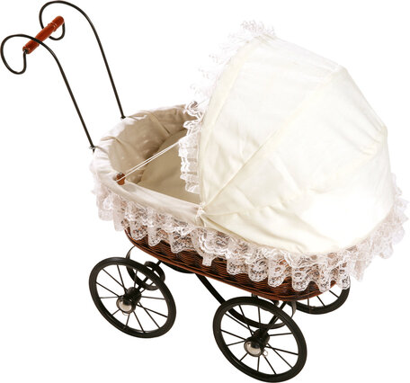 Houten Poppenwagen 