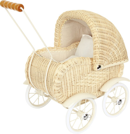 Houten poppenwagen 