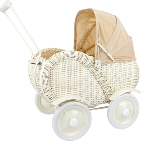 Houten poppenwagen 
