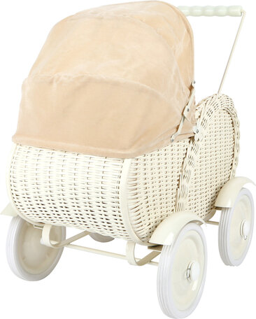 Houten poppenwagen 