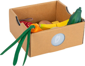 Lunchbox met snijdbare groente en fruit - ''Fresh'' serie