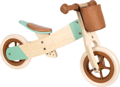 Houten loopfiets - driewieler - Maxi Karamel Bruin