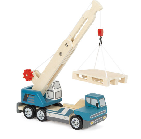 Kraanwagen met pallet - Werkvoertuig