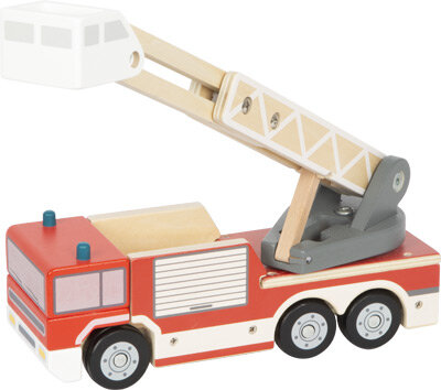 Houten Brandweerwagen met draaiende ladder