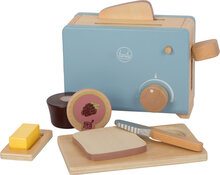 Houten broodrooster set ''Tasty''
