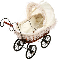 Houten Poppenwagen Antique