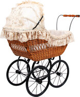 Houten poppenwagen Cornelia