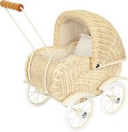 Houten poppenwagen Vintage Beige