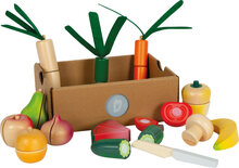 Houten Fruit- en groenteset - snijdbaar met klittenband